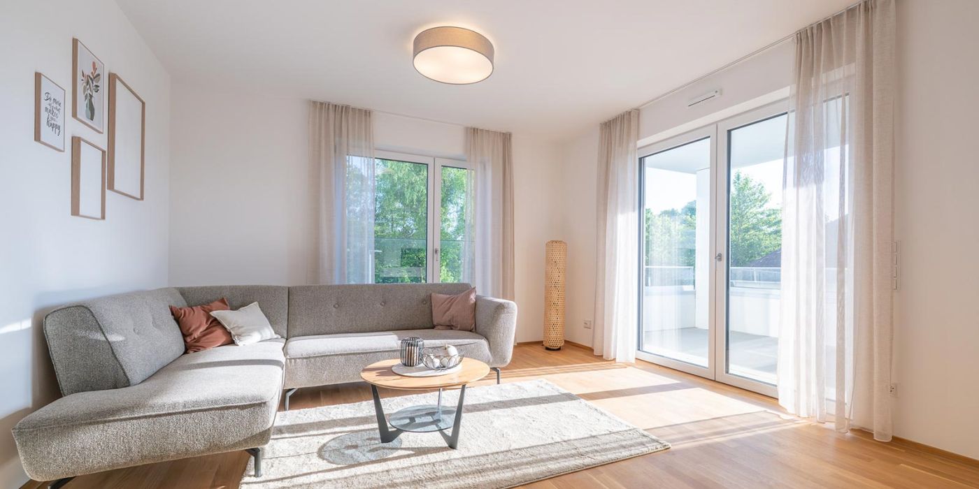 4-Zimmer-Penthouse-Wohnung Plattling mit Wohnzimmer
