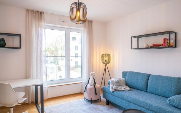 4-Zimmer-Penthouse-Wohnung Plattling Kinderzimmer