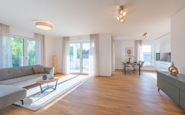 3-Zimmer-Wohnung in Plattling mit großem Wohn-Küchenbereich