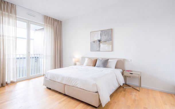 2-Zimmer-Wohnung Viechtach Schlafzimmer